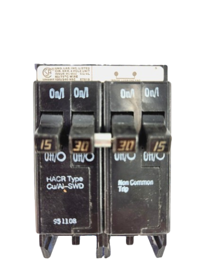 TBBQ2302115    BREAKER  2P.30A.TWO  SP  15A.