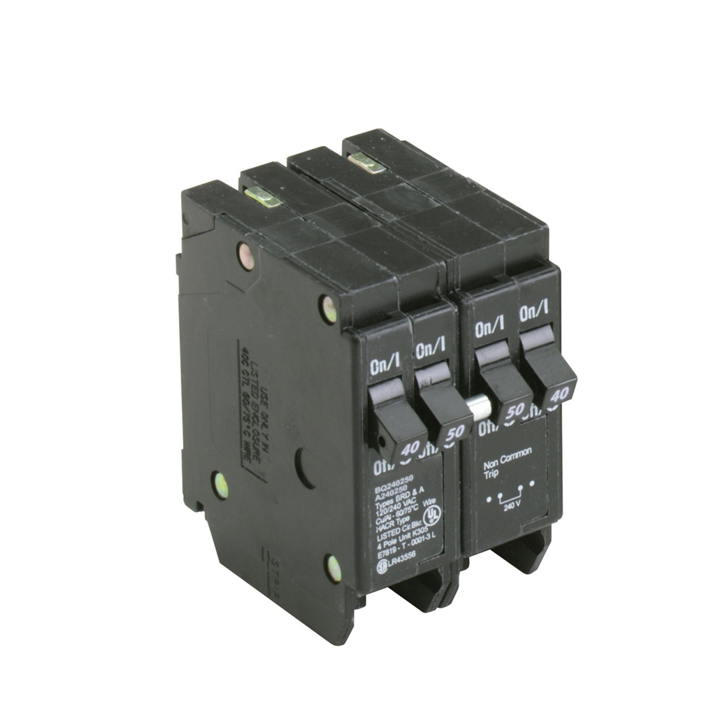 BQ240250  BREAKER  QUADUPLEX  40/50A. EATON