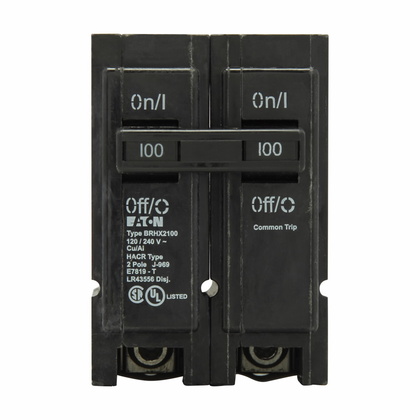 2-Pole Circuit Breaker – 100A 22kA Plug-In Breaker.