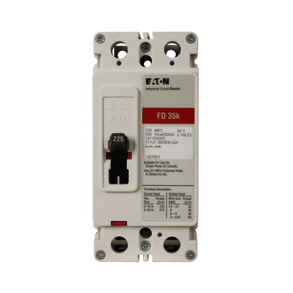 FD2100  BREAKER 2P  100A  EATON