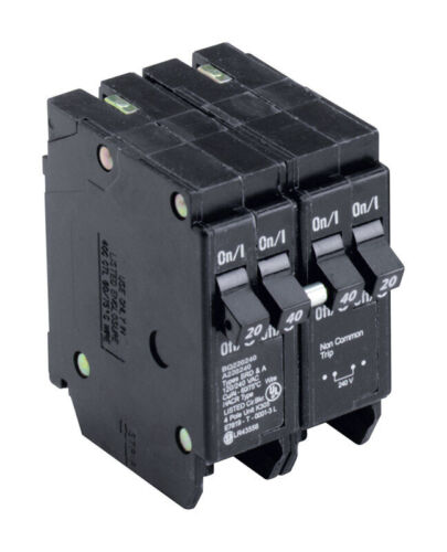 BQ220240    BREAKER (1) 20A 2P (1) 40A 2P