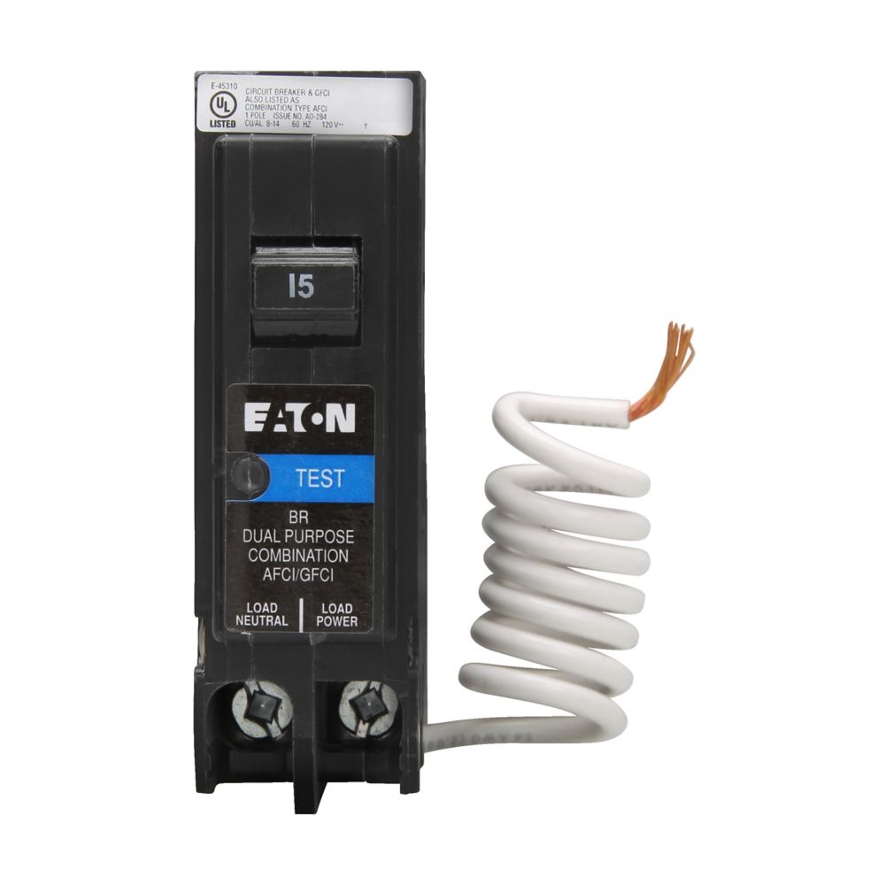 BRN115DF  BREAKER  15A 1P AFCI / GFCI