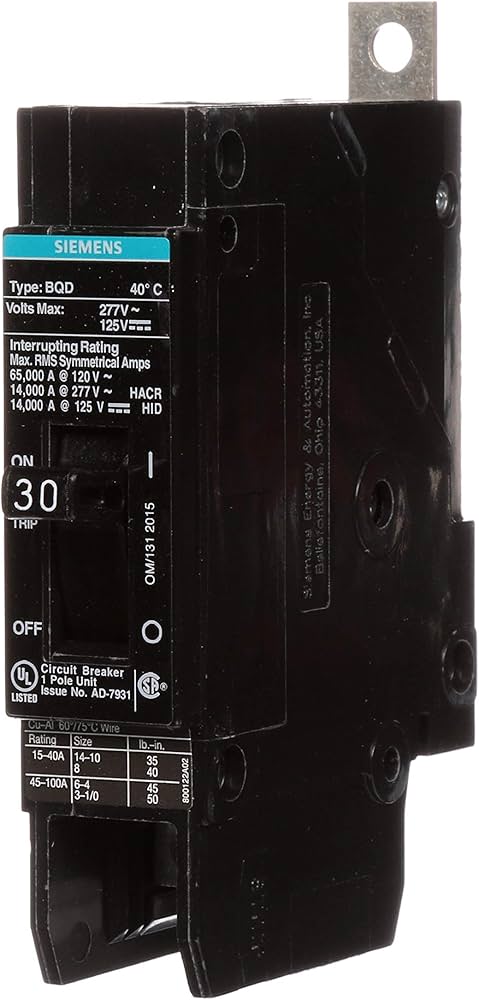 BQD130  BREAKER  1P 30A 277V BOLT-ON