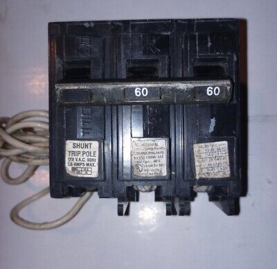B26000S01  BREAKER 2P 60A SHUNT TRIP TYPE BL