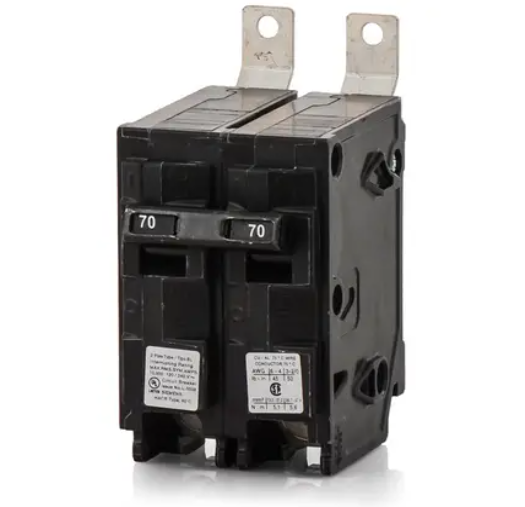 BL270  BREAKER 2P 70A BOLT-ON SIEMENS