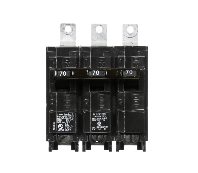 BL370  BREAKER  3P 70A BOLT-ON SIEMENS