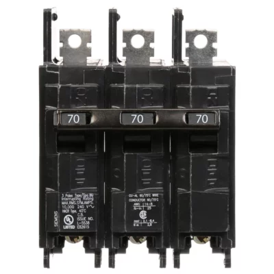 BQ3B070  BREAKER  3P 70A BOLT-ON SIEMEN