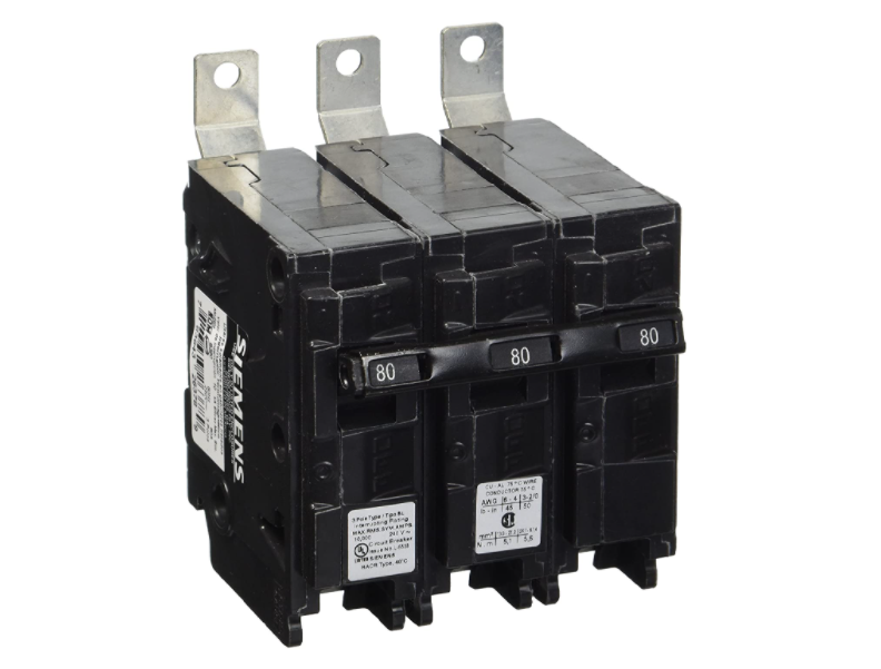 BL380  BREAKER 3P 80A BOLT-ON SIEMENS