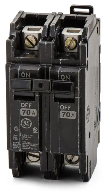 THQC2170WL    BREAKER 2P 70A FEED THRU GENERAL ELECTRIC