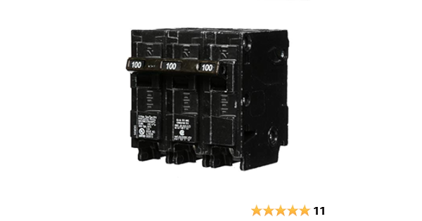 Q3100H     BREAKER 100A 3P SIEMENS 22K disyuntor de tres polos 22kA tipo QPH de 100 amperios