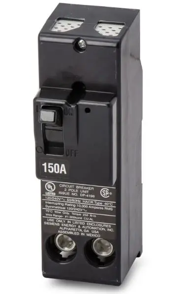 MPD2150KH  BREAKER 150A.2P.22K Siemens  2 Pole Circuit Breaker