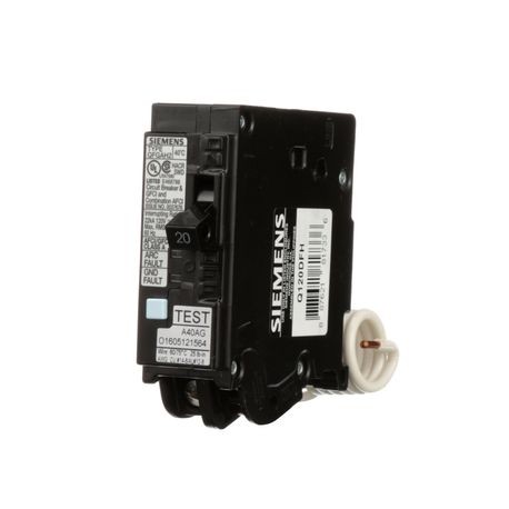 Siemens Dual Function Breaker 1-Pole 20A 22K