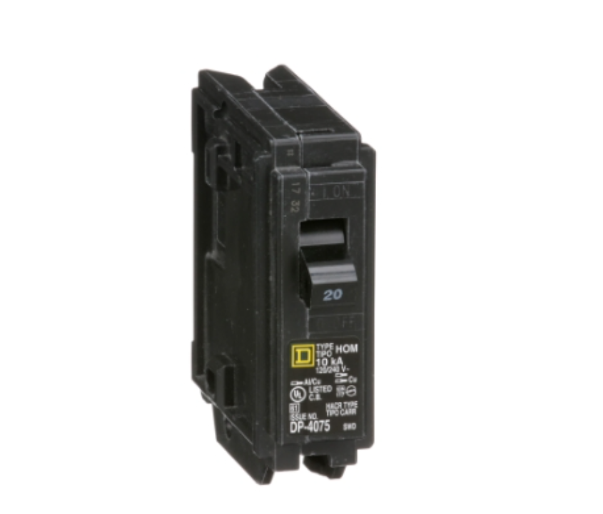 HOM120  BREAKER 1P  20A HOME LINE