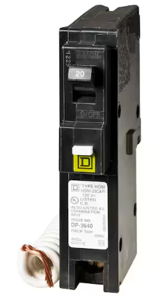 HOM120CAFI  BREAKER 1P 20A  HOME LINE COMBO