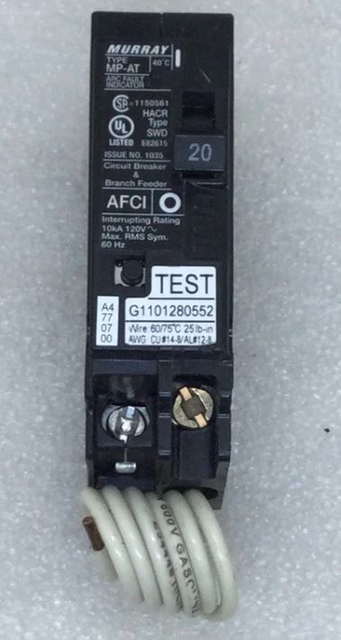 MP120AF  BREAKER .20A.1P.ARKFAULT