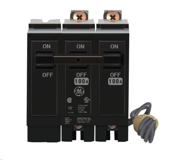 THQB21100ST1  BREAKER Molded Case Circuit  2P -100A. BOLTON  SHUNTRIP. G/E.