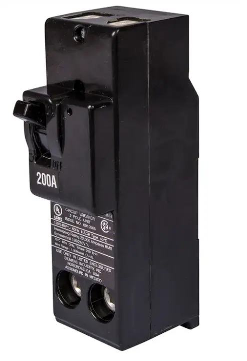 QN2150H  150 Amp Double-Pole Type QNH 22kA Circuit Breaker SIEMENS