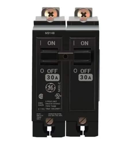THQB2130  BREAKER 2P 30A BOLTON G/E  30 Amp Circuit Breaker Bolt-On - 30 Amp - 2 Pole - 240 Volt