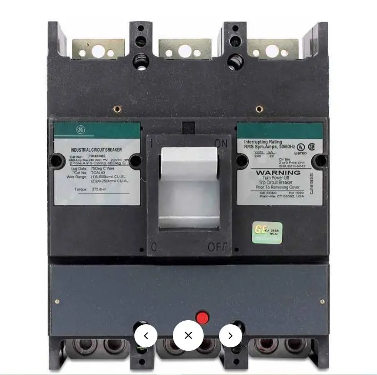 TJD422400WL   BREAKER  G/E  400 Amp Molded Case Circuit Breaker Feed-Thru - 400 Amp - 2 Pole - 240 Volt