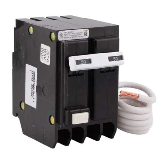GFTCB250  BREAKER 2P.50A.GFCI CUTLER HAMMER