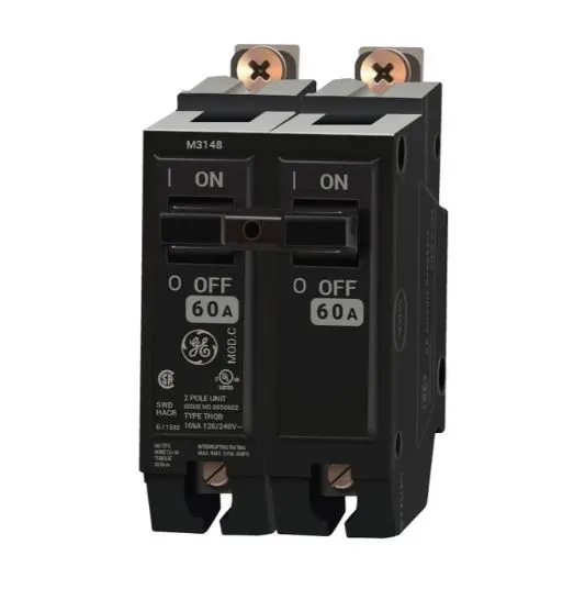 THQB2160  BREAKER  G/E  60 Amp Circuit Breaker Bolt-On - 60 Amp - 2 Pole - 240 Volt