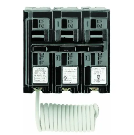 Q27000S01  BREAKER  Siemens  120/240-Volt type MP-T 70-Amp Circuit Breaker with 120-Volt Shunt Trip Double pole