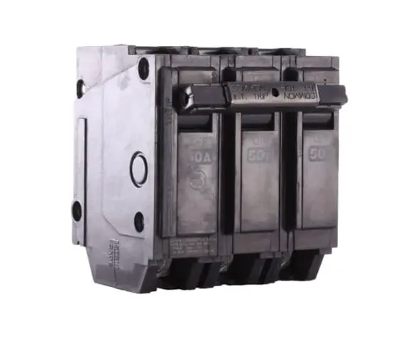 THQL32050  BREAKER 3P 50A G/E  10KA, Number Of Poles: 3, Interrupt Rating: 10kA at 120 Vac/10kA at 120/240 Vac/10kA at 240 Vac, Trip Type: LI, Amperage Rating: 50