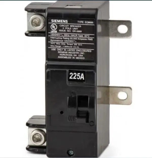 MBK225A  Siemens Low Voltage Residential Circuit Breakers Main Breakers - Family G Mains are Circuit Protection Load Center  Load center conversion kit 1-Phase main breaker.. Rated (225A) AIR: 22 KA