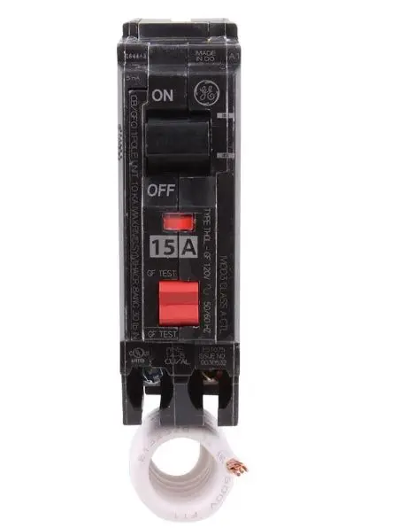 THQL1115GFT  BREAKER SP 15A G/E  GFCI   THQL 15 Amp GFCI Circuit Breaker Plug-In - 15 Amp - 1 Pole - 120 Volt