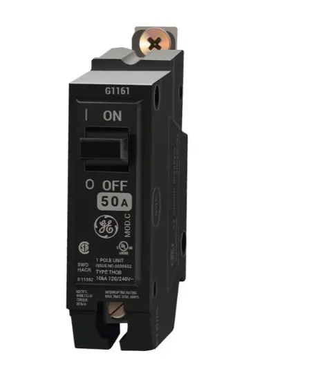 THQB1150  BREAKER SP 50A BOLTON G/E Circuit Breaker Bolt-On - 50 Amp - 1 Pole - 120 Volt