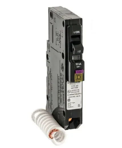 QO115DF  BREAKER  SQD 1P 15A  DF AFCI/GFCI