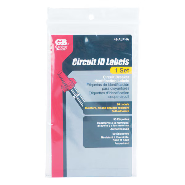 42-ALPHA    CIRCUIT BREAKER MARKERS