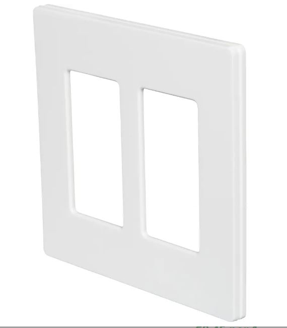 CW-2-WH  CLARO WALLPLATE 2G.WH LUTRON
