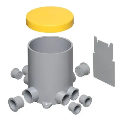 FLBC04502  CONCRETE FLOOR BOX CAN