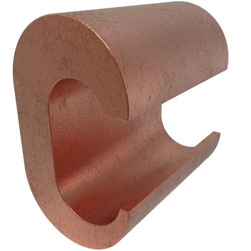 ULT-4-Z   COOPER   C-TAP  #4TO#6 COPPER C-TAP PRESS-ON CONNECTORS. Run Side Wire #6 to #4 AWG. Tap Side Wire #6 AWG