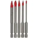 DMANS1070-S4    Diablo Carbide Tipped Tile and Stone Drill Bit Set 3-Flat Shank 4 pc.