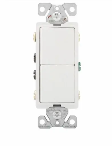 2-3 Way Wall Switch – 15A White.
