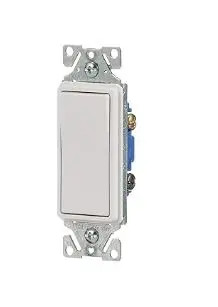 7503W-BOX  DECORATIVE SWITCH 15A 3W WHITE