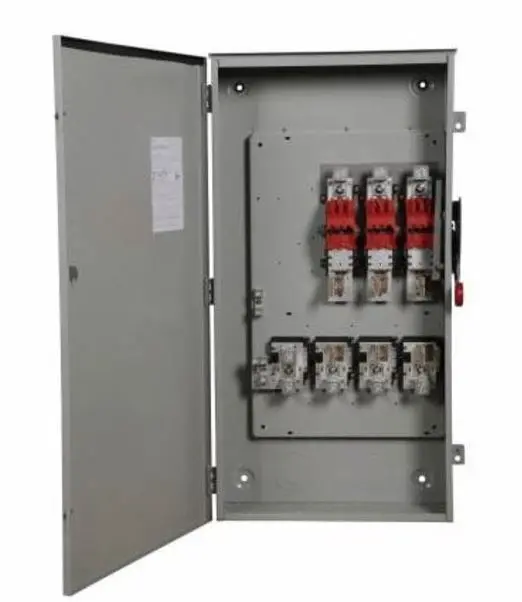 G225-TB  DESC 400A 2P 240V IND FUSE Safety Switch, 400A, 2P, 240VAC, GD Fuse, NEMA 3R