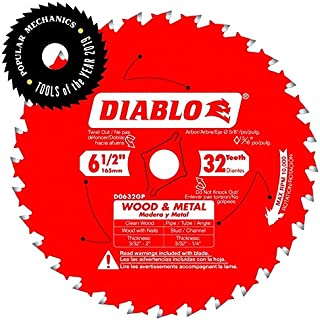 Circular Saw Blade – 6-1/2 in 32T Wood & Metal Cutting Blade (Diablo)