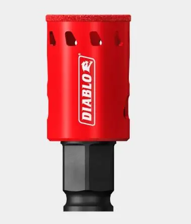 DHS1125DG   1-1/8"  DIABLO DIAMOND GRIT HOLE SAW 1-1/8"  