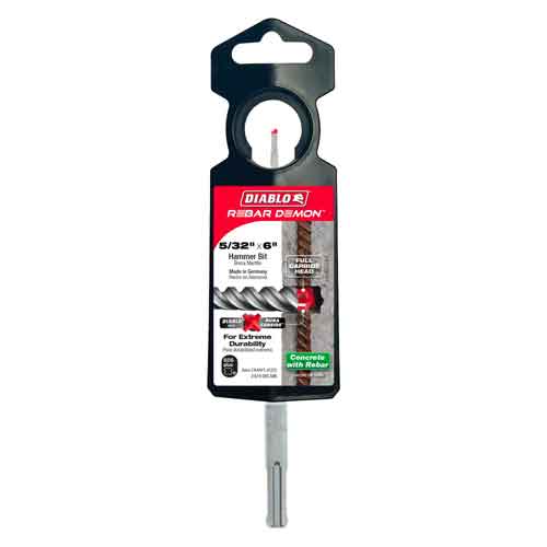 DMAPL4020    DIABLO FULL CARBIDE HEAD HAMMER BIT 5/32" X 4" X 6" 