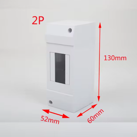 EB25920  DISTRIBUTION  BOX CAJA PLASTICA PARA BREACKER  ABS 2POLE