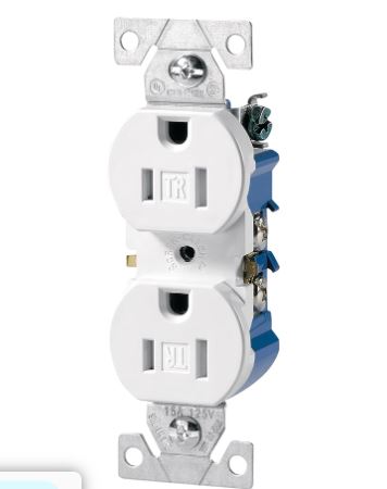 TR270W  T5320-W  OUTLET DPLX.TR.15A.WHT. 