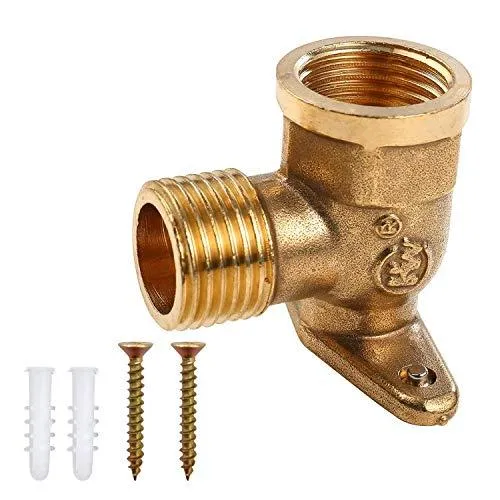 Brass Drop Ear Elbow 1/2" x 1/2".