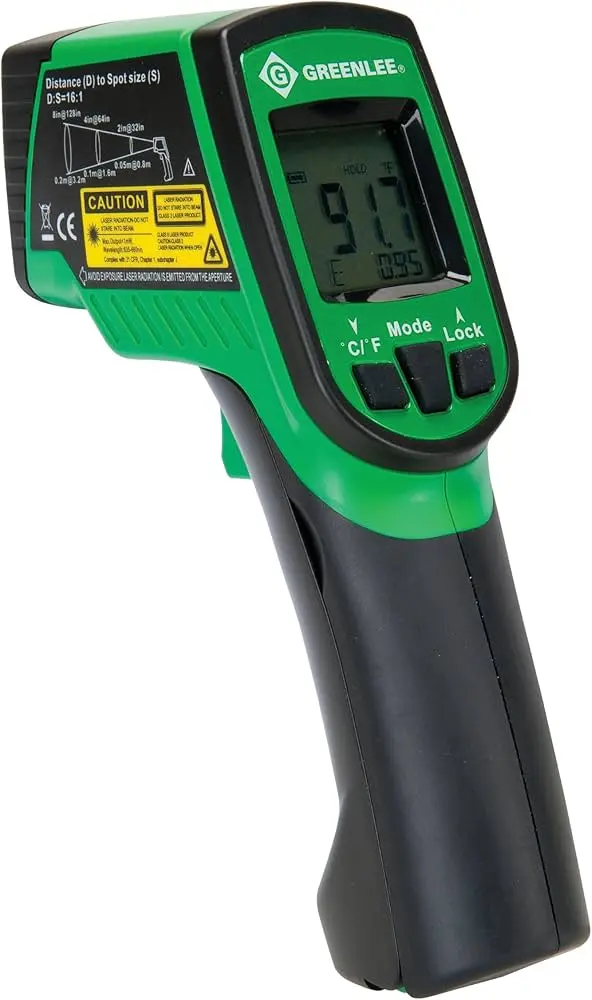 TG-2000   DUAL  LASER  INFRARED   THERMOSTATE GREENLEE