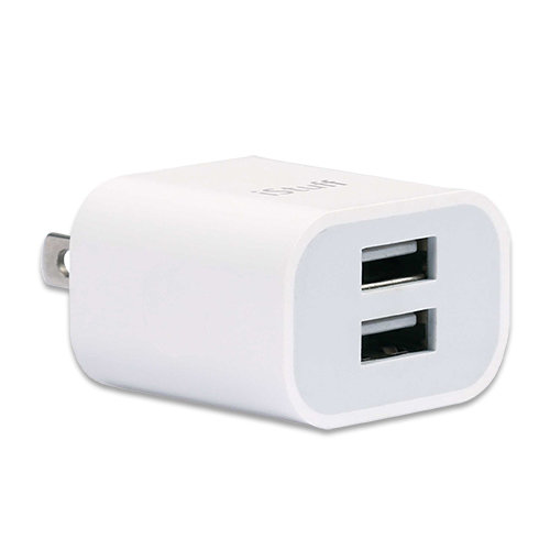 DUAL USB CHARGER POWER ADAPTER