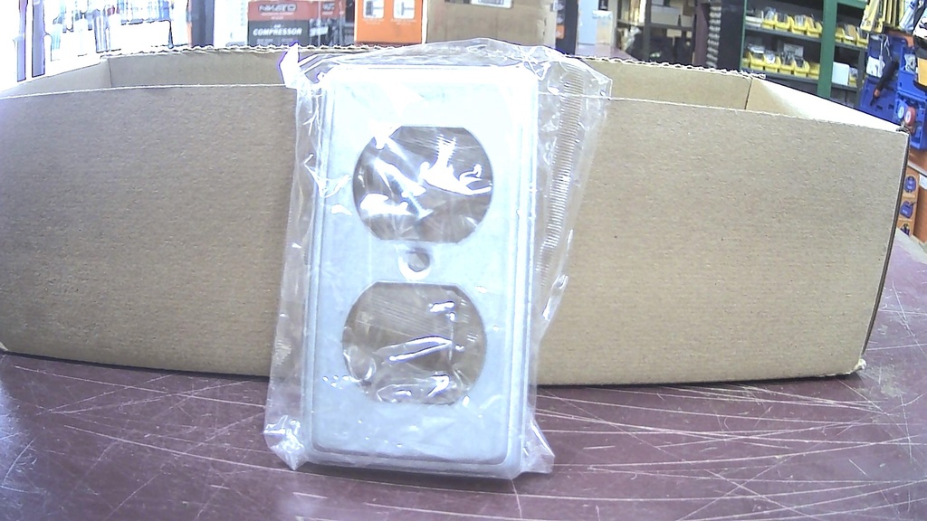 10002 864 DUPLEX COVER 2X4 METAL