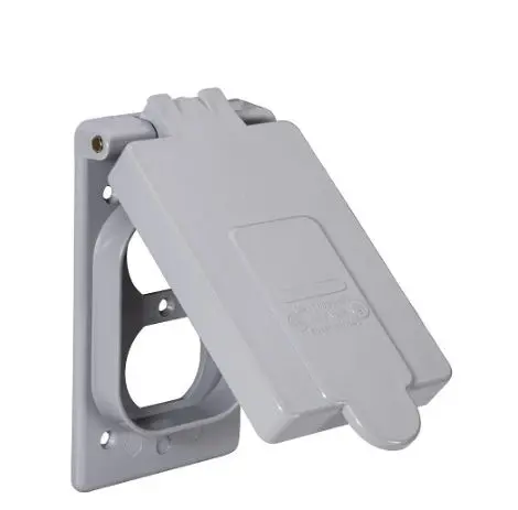 1323  DUPLEX COVER W/P PVC
