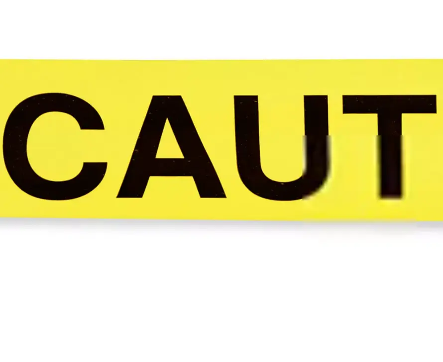 69004  Classic High-Vis Barricade Caution Tape gives a clear warning. High-Vis CAUTION CAUTION CAUTION Legend Barricade tape made of long lasting, non-adhesive, reusable 3 mil Polyethylene Exceptional quality, durability and performance Used above ground to mark off hazards Continuous repeat of warning Caution Barricade tape meets OSHA 1910.144 for physical hazardsDanger Tape YELLOW 3" x 1000FT